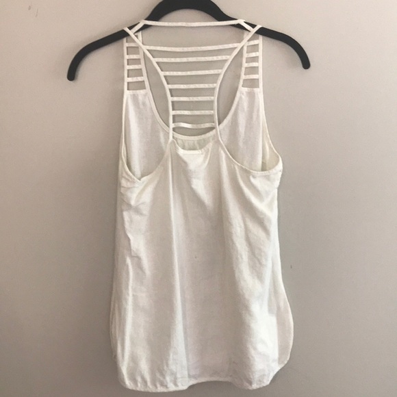 Loeffler Randall white linen tank size 2 - Picture 2 of 4